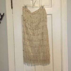 Tulle fringe dress